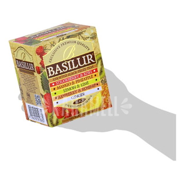 Chá Basilur - Assorted Black Fruits Teas - Importado Sri Lanka