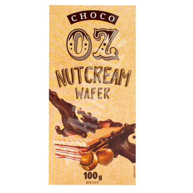 Chocolate ao leite Recheado NutCream Wafer - Choco OZ