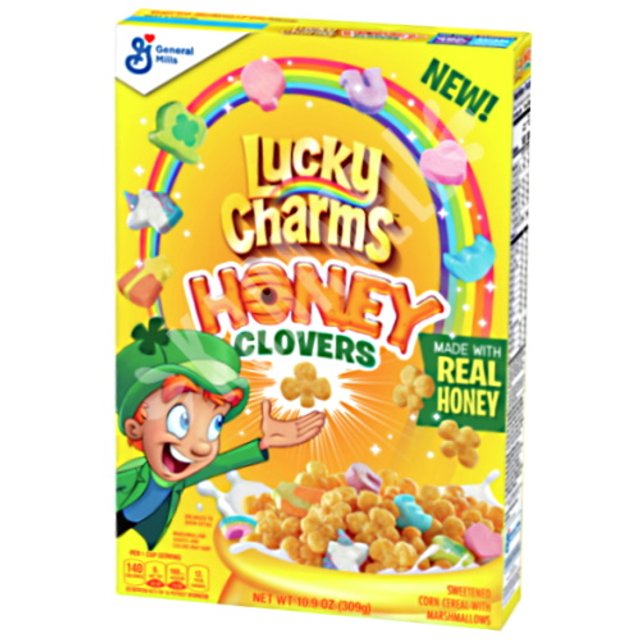 Cereal Lucky Charms Honey Clovers Marshmallows - General Mills - EUA