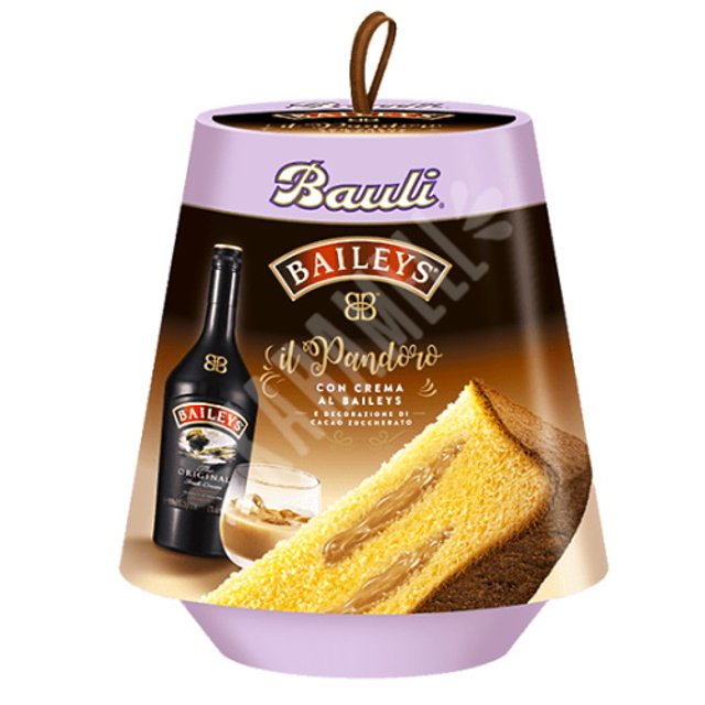 Bolo Preminum Bauli Pandoro Panetone com Creme Baileys - Itália 