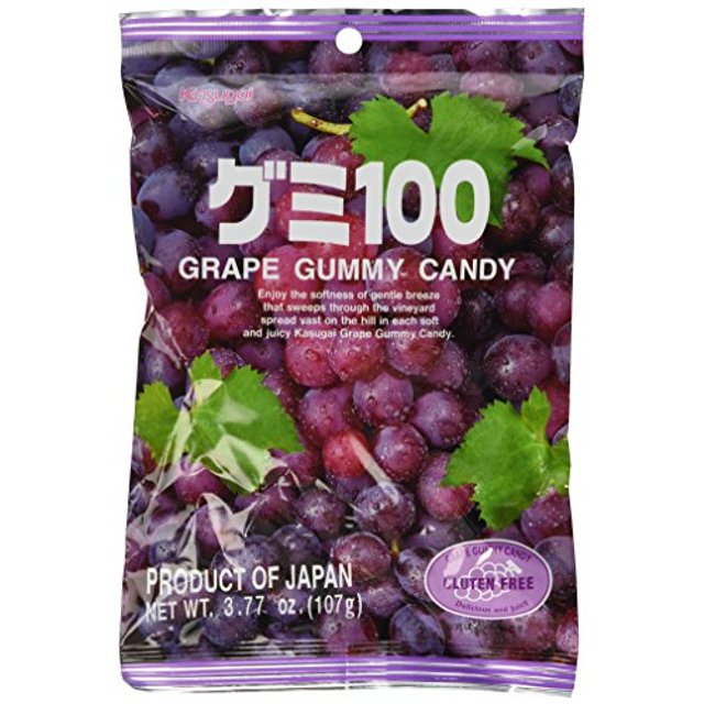 Doces Importados do Japão - Grape Gummy Candy Kasugai