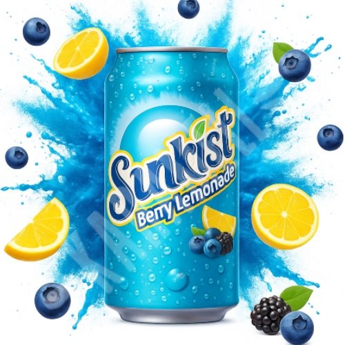 Refrigerante Sunkist Strawberry Orange 355ml - Importado EUA