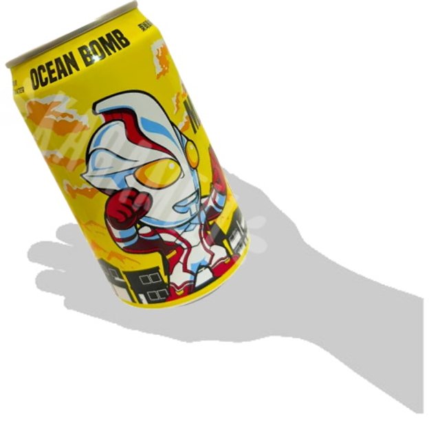 Refrigerante Ultraman Mebius - Sabor Limão - Importado