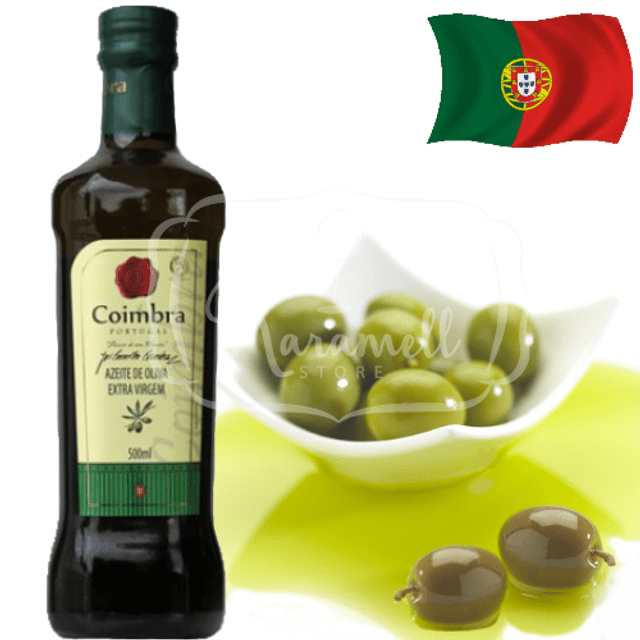 Azeite de Oliva Extra Virgem Coimbra - 500 ml - Importado de Portugal
