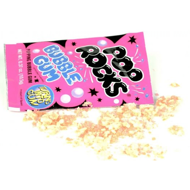 Pop Rocks Bubble Gum - Balas Explosivas Sabor Chiclete - Importado dos EUA