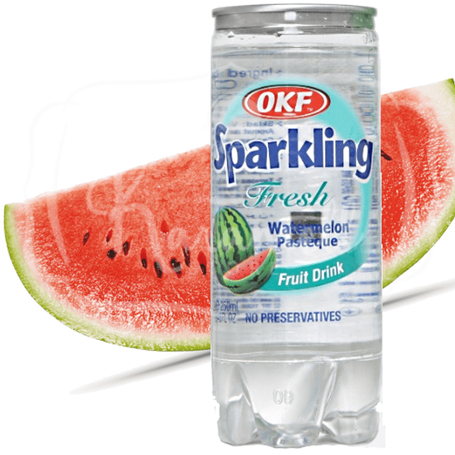OKF Sparkling Fresh - Bebida Sabor Melancia - Importado da Coreia