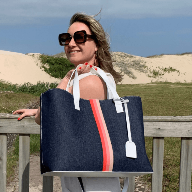 ll bean monogram bolsa