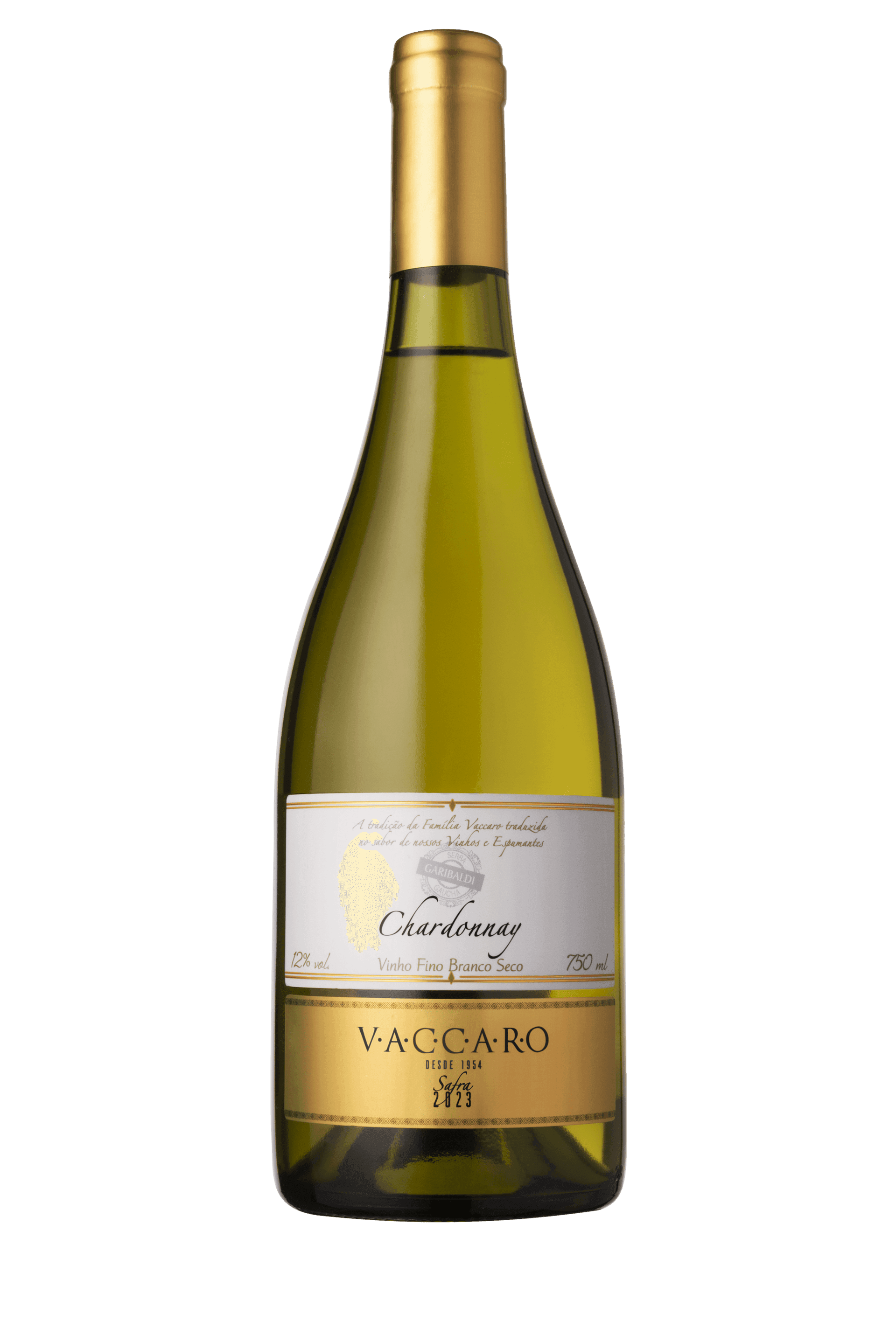Vinho Branco Chardonnay 750 ml - Vaccaro | Dwines