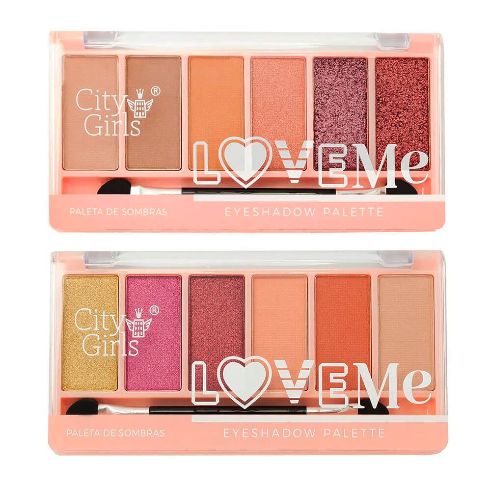 Paleta De Sombra Love Me City Girls Feminina Bijuterias Paleta De Sombra Love Me City Girls Feminina Bijuterias