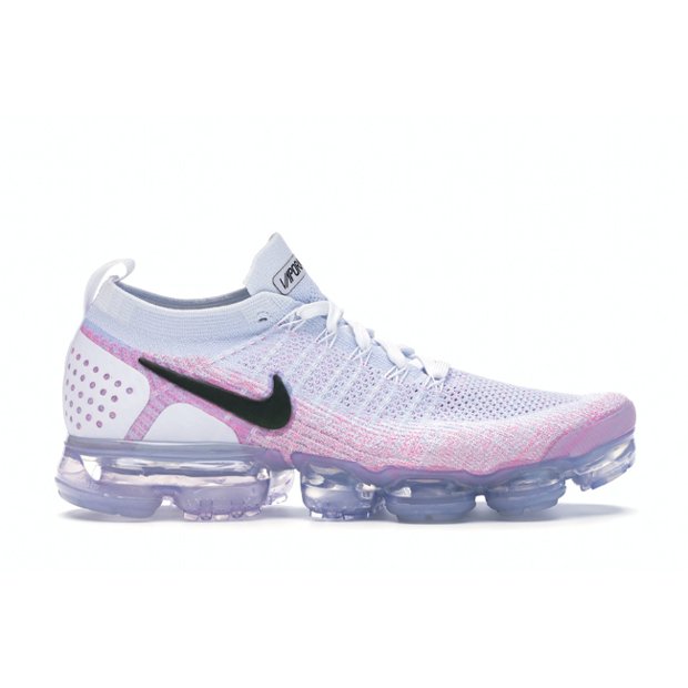 vapormax branco com rosa