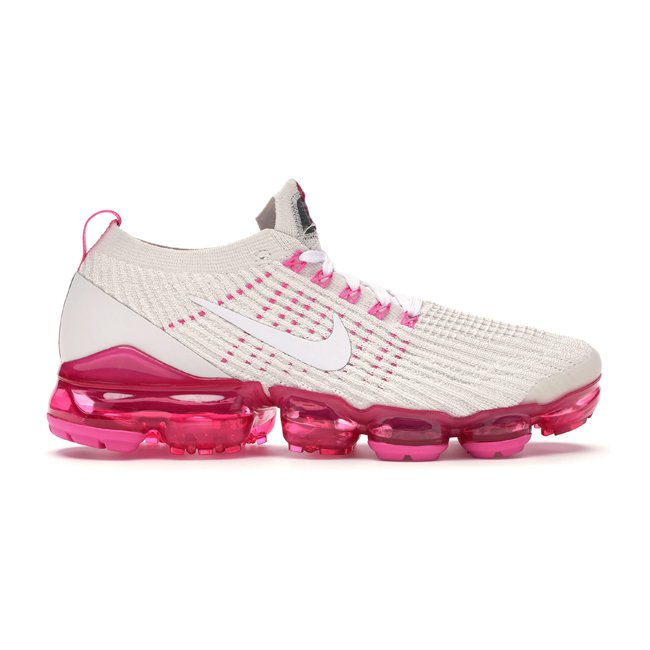 vapormax branco com rosa