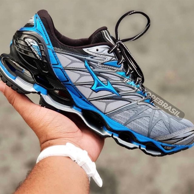 mizuno pro 7 preto e azul