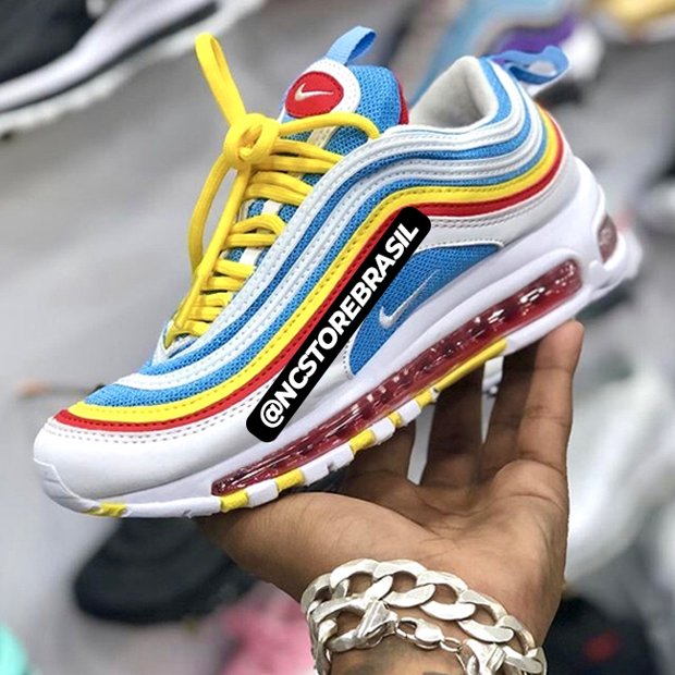 air max 97 azul e amarelo
