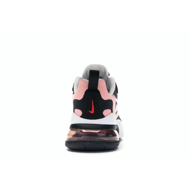 air max 270 react rosa e preto