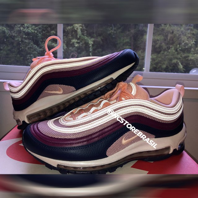 air max 97 rosa e azul