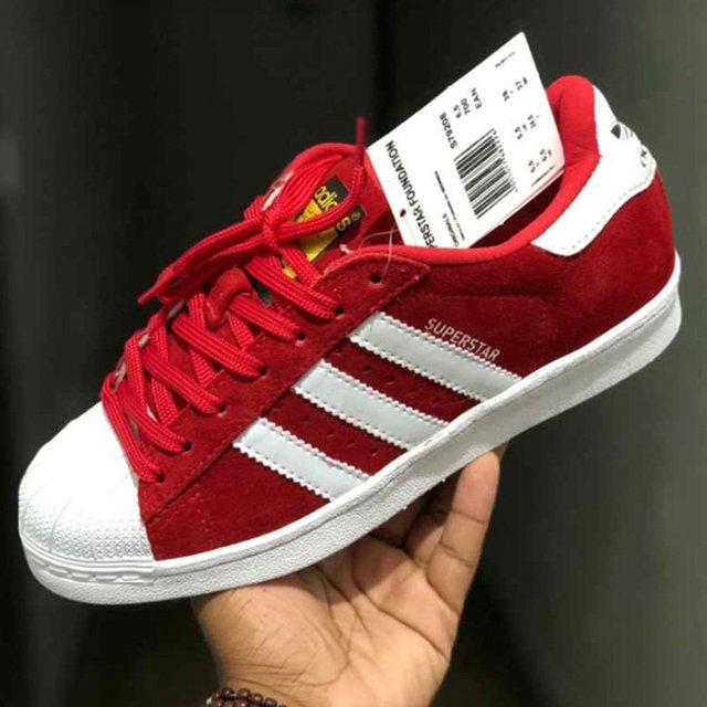 adidas campus vermelho