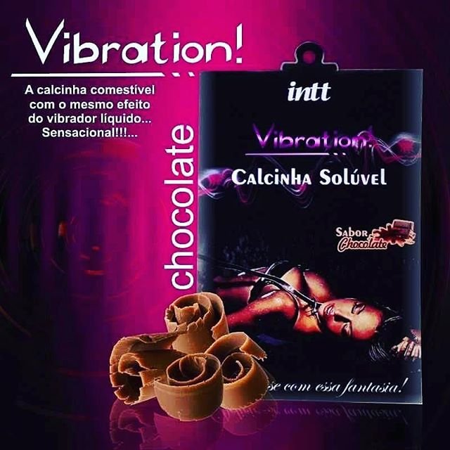 Calcinha Vibration Comestível Chocolate | Anis Sex Shop