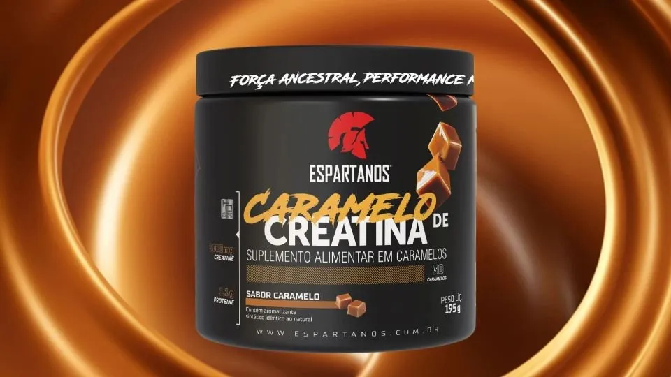 Caramelo de creatina suplemento