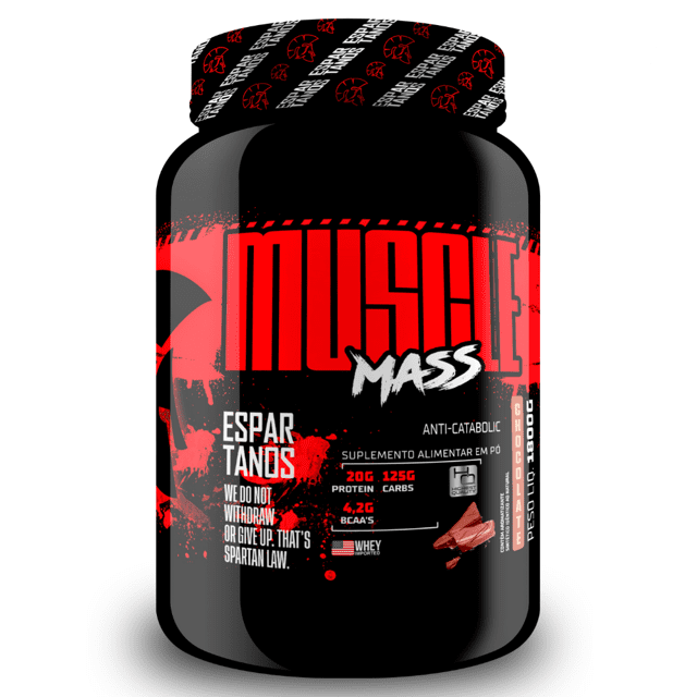 Muscle Mass Hipercalórico 1800g Espartanos ESPARTANOS