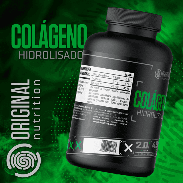 Kit 8x Colágeno Hidrolisado On 120 Cáps - Original Nutrition