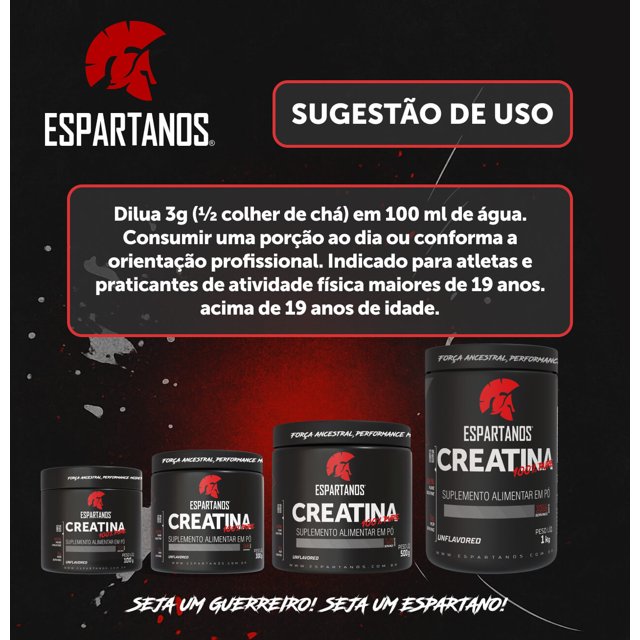 whey protein glutamina l carnitina bcaa e creatina Kit Espartanos Completo: 2x Whey + BCAA + Creatina + Glutamina | Maximize  Seus Ganhos!