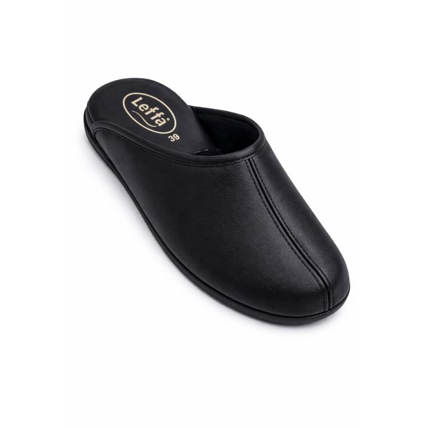 Chinelo Pantufa Leffa - 582 Preto | Roese Calçados