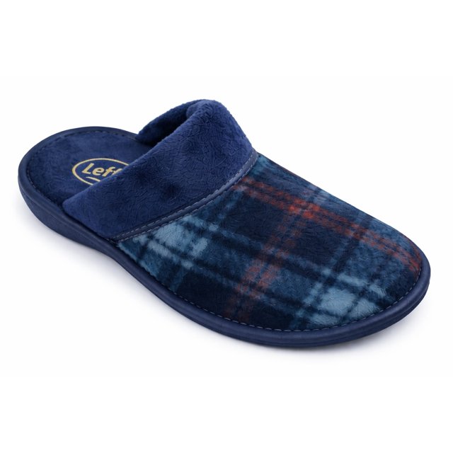 Chinelo Pantufa Leffa - 778 Xadrez Marinho | Roese Calçados