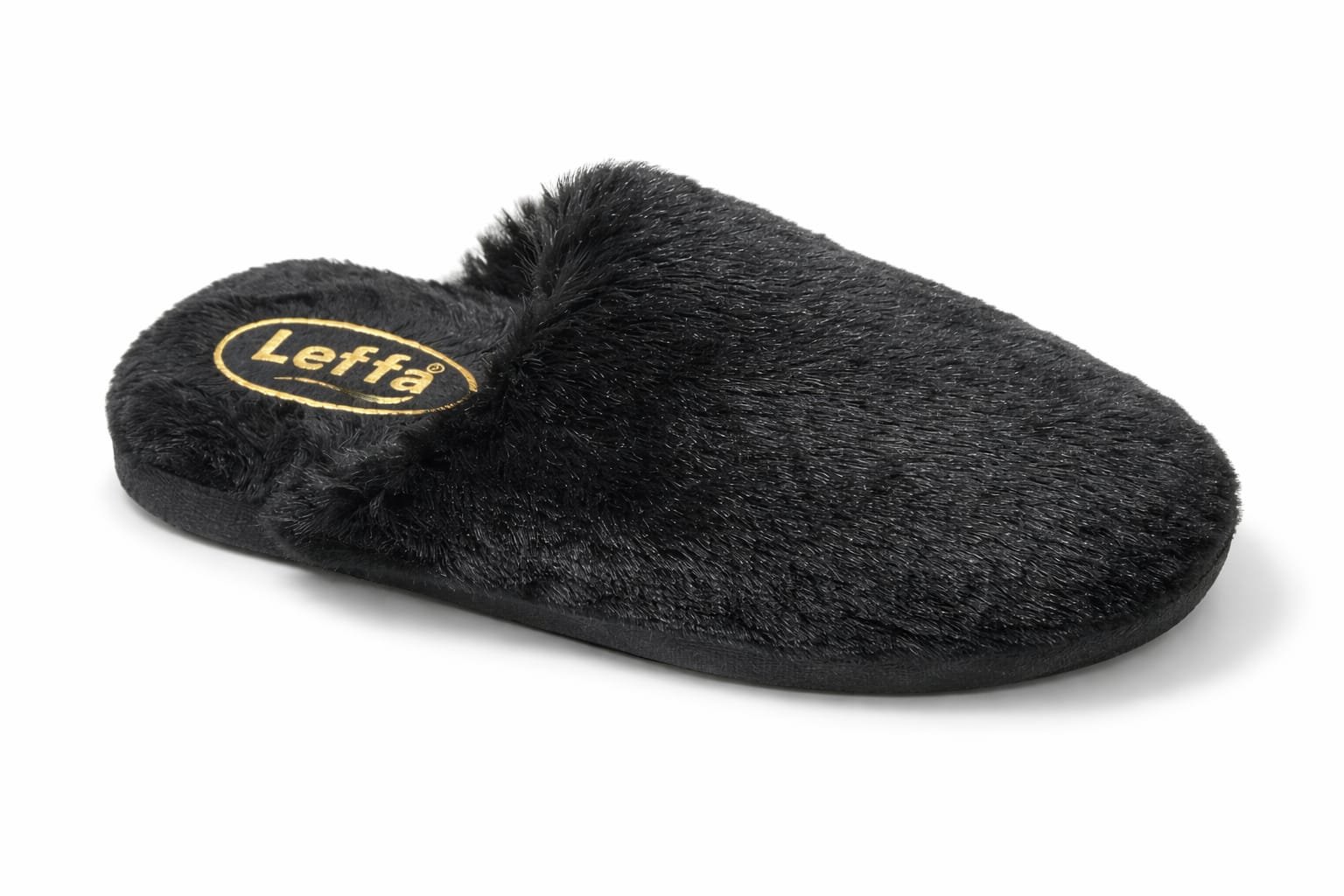 Chinelo Pantufa Leffa - 497 Preto | Roese Calçados