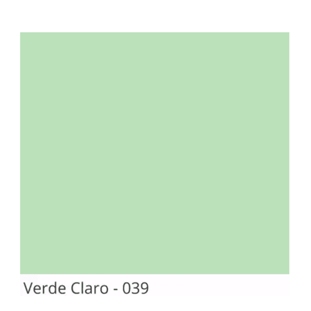Persiana Horizontal de Alumínio 25mm (cor Verde Claro 039) tamanho 1,39 x 1,47m (LAR x ALT)