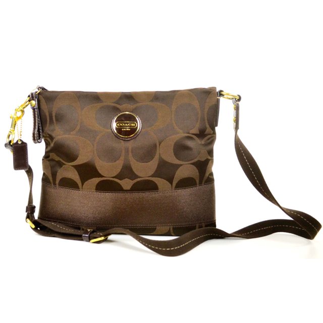 coach leather crossbody bolsa