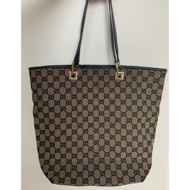 gucci logo tote bolsa