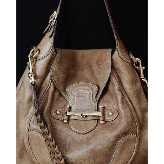 gucci bolsa with braided handle