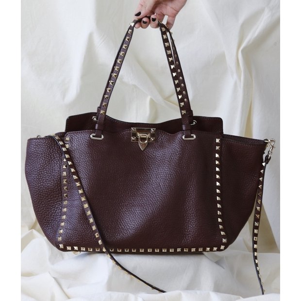 burgundy valentino bolsa