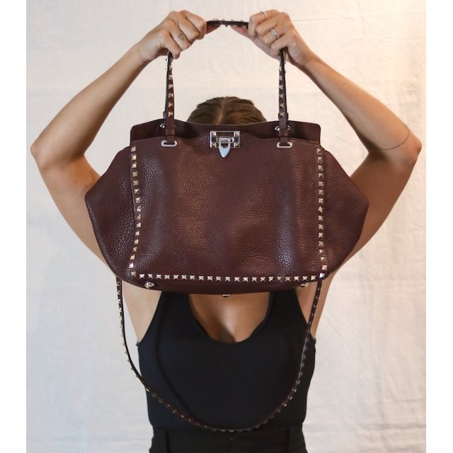 burgundy valentino bolsa