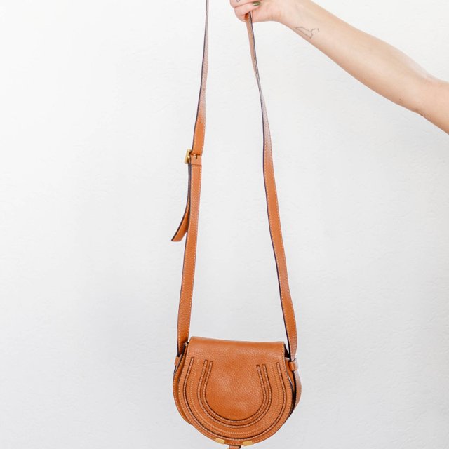 chloe leather crossbody bolsa