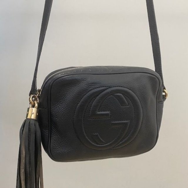 gucci black classic bolsa