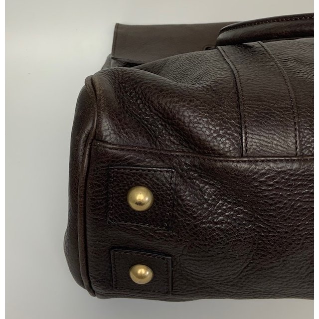 mulberry brown leather bolsa