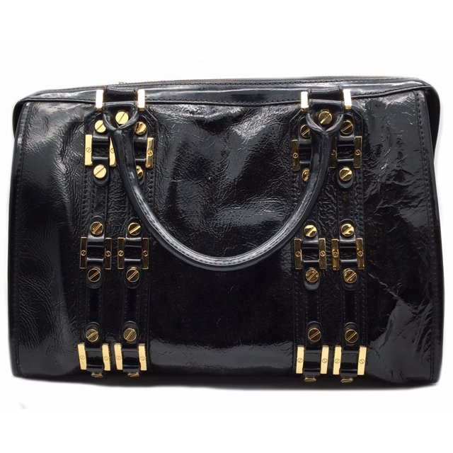 tory burch black bucket bolsa