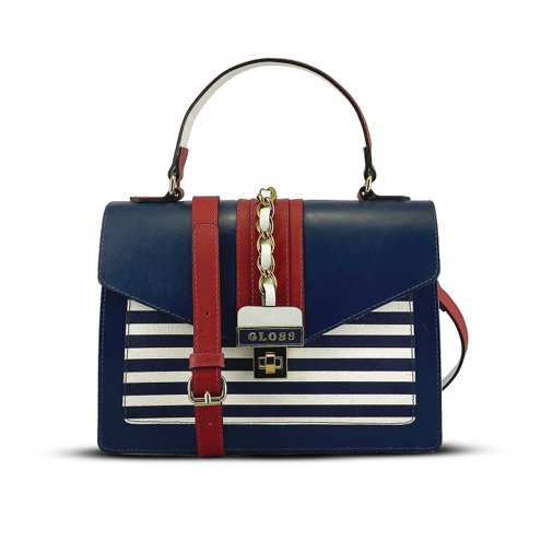 aldo striped bolsa