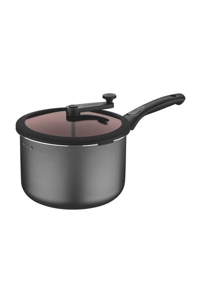 Pipoqueira Tramontina Vermont em Alumínio Com Revestimento Interno Cobre Antiaderente Starflon t1 Com Cabo Baquelite e Tampa Grafite 22 cm 4,8 l