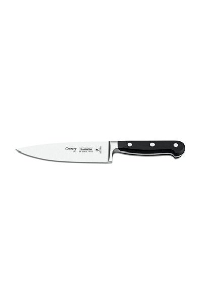 Faca Chef Tramontina Century Com Lâmina em Aço Inox e Cabo de Policarbonato e Fibra de Vidro 8"