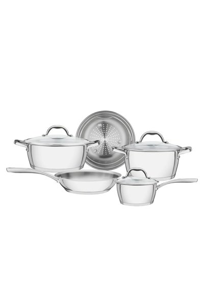 Jogo de Panelas Aço Inox 5 Pças Opus Tramontina