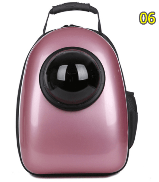 Bolsa Mala Mochila Para Levar Cachorro Gato Com Janela Em Capsula Mulherbela