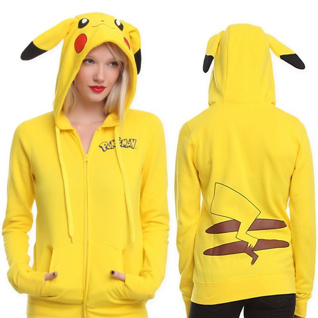 pikachu in a moletom com capuz