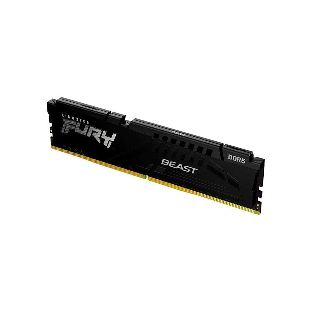 MEMORIA KINGSTON FURY BEAST 32GB DDR5 4800MHZ 1.1V BLACK DESKTOP