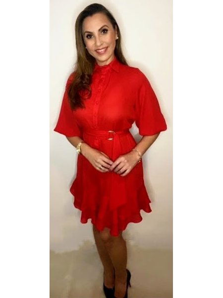 vestido vermelho feminino