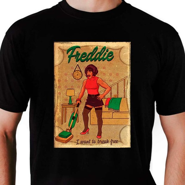 camiseta queen i want to break free