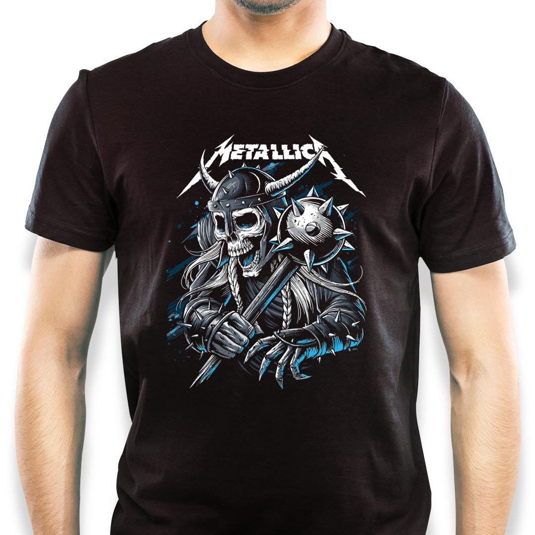 camiseta da banda metallica
