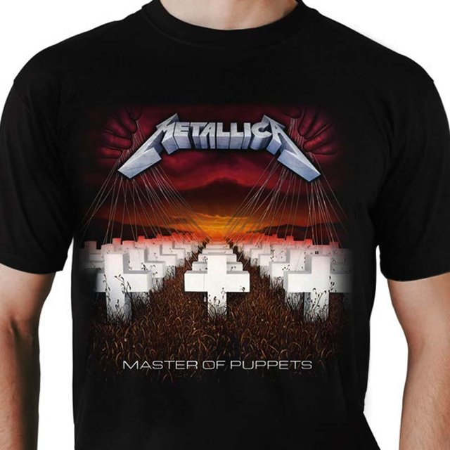 camiseta master of puppets