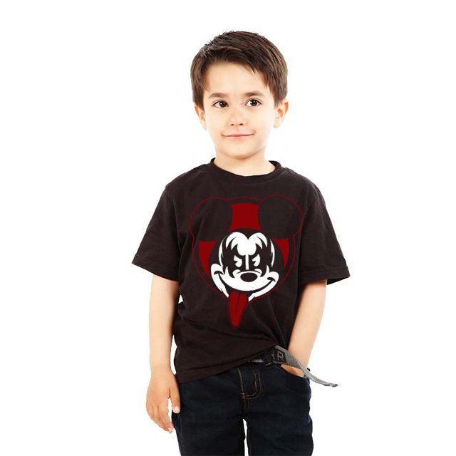 blusa infantil rock